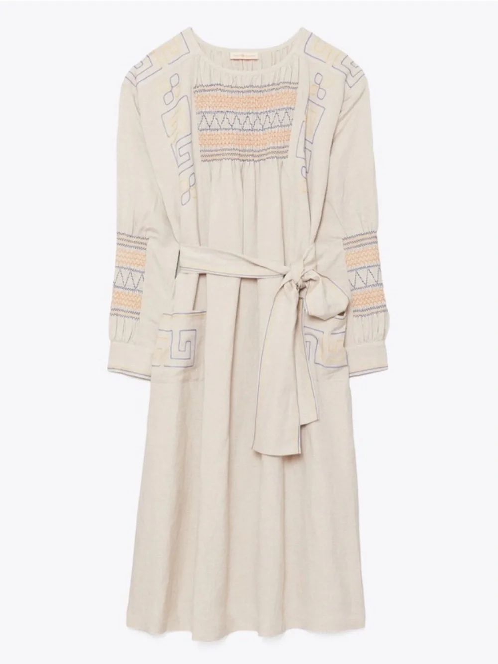 Tory Burch embroidered midi dress